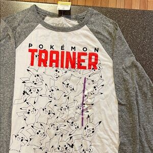 Pokémon Trainer Graphic Long Sleeve Shirt